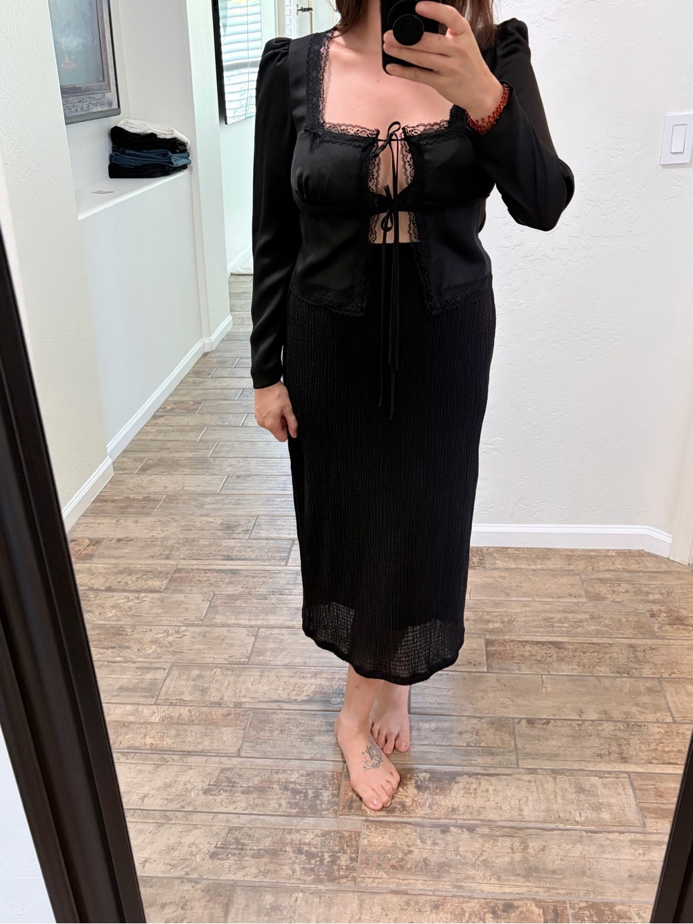 Gianni Bini Tie-Front Top